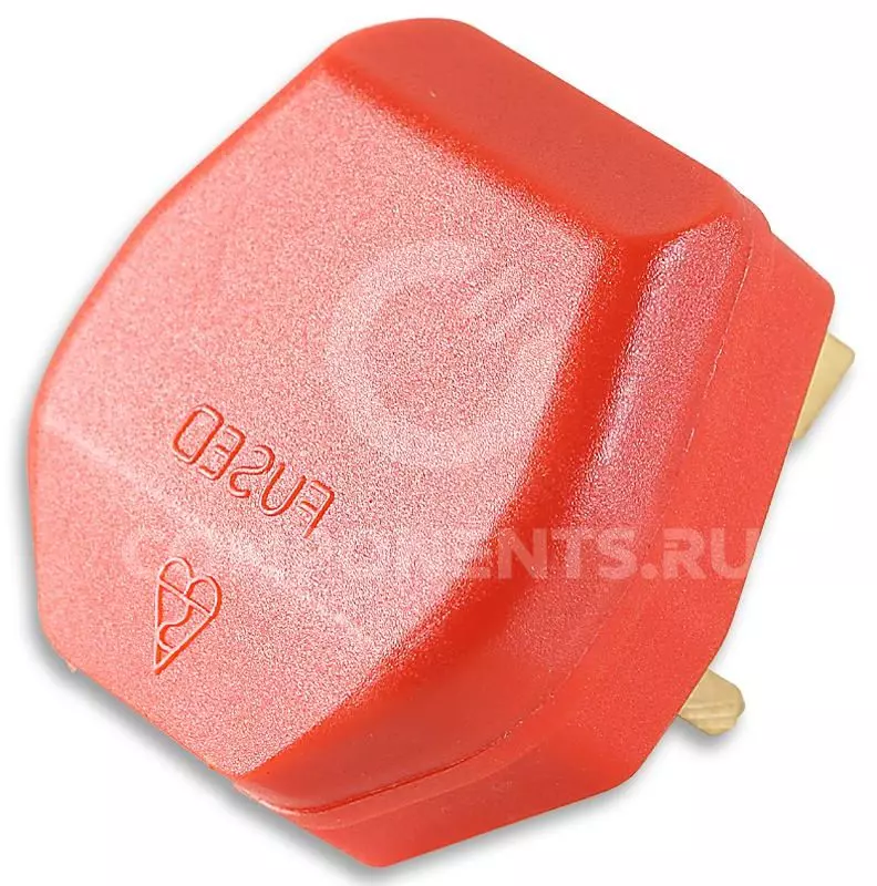 13A PLUG RED